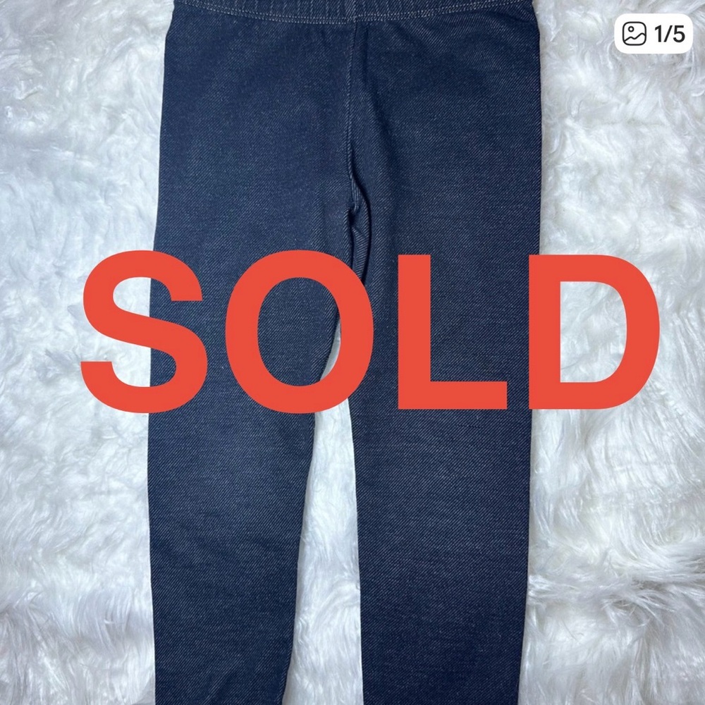 Kids Navy Blue Jeggings